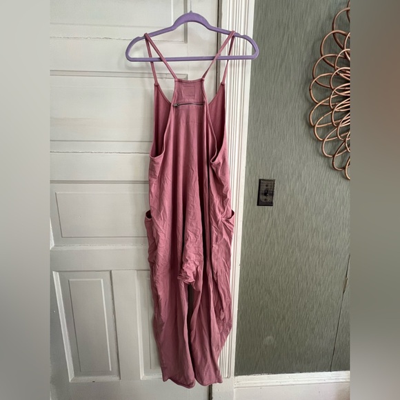 Free People Hot Shot Onesie Mauve size S - Picture 4 of 5